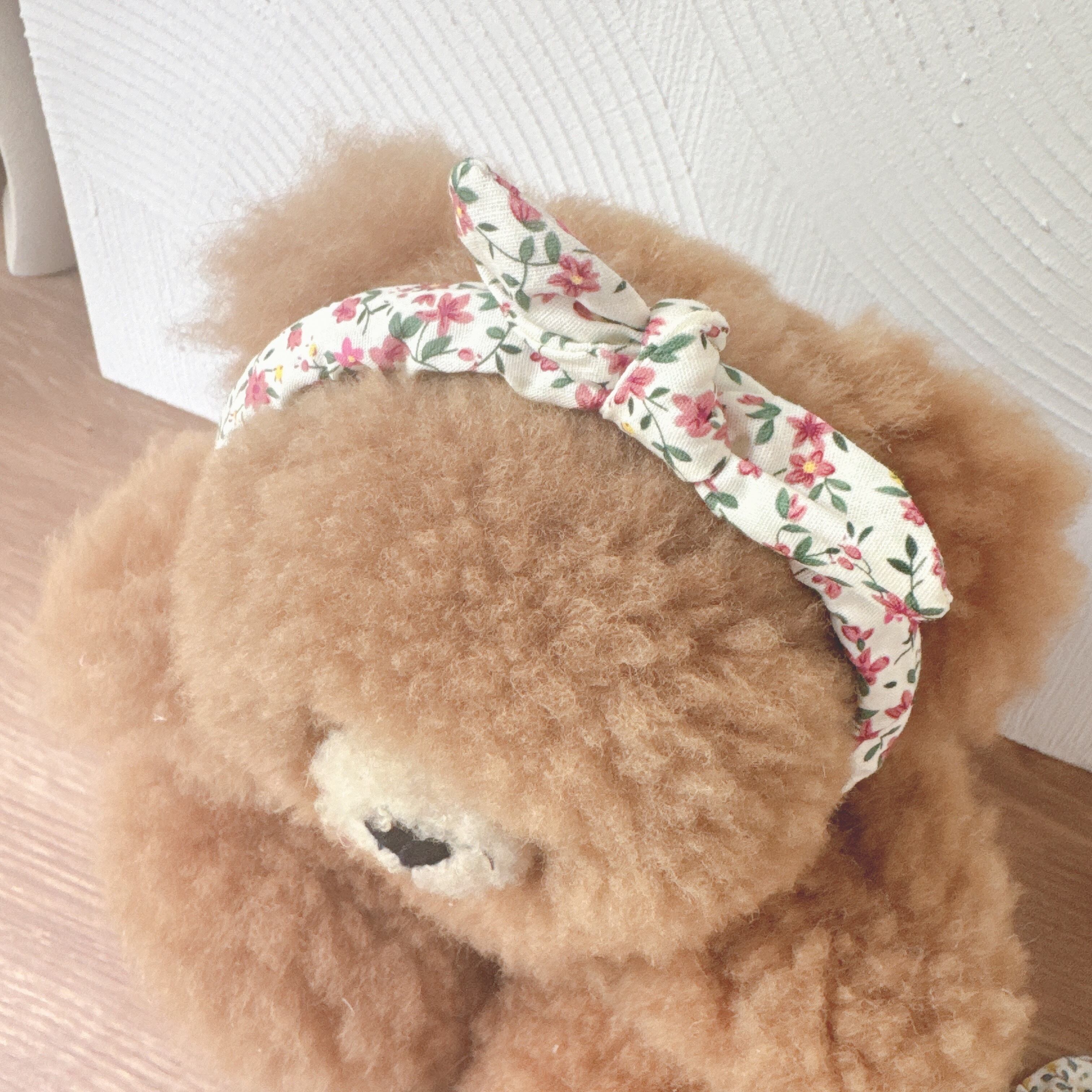 2カラー小花小さめおリボン撮影用カチューシャ