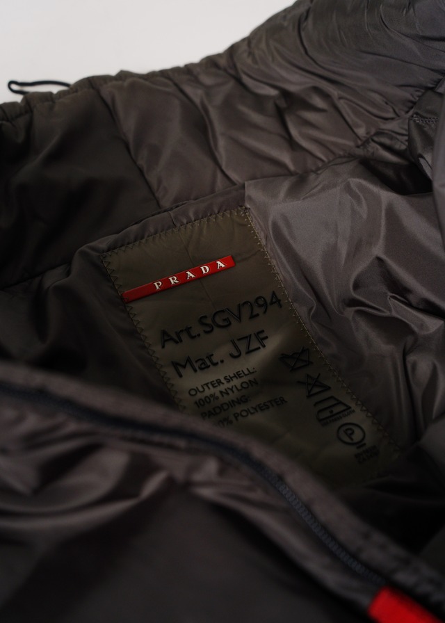 00's PRADA SPORT nylon double zip jacket