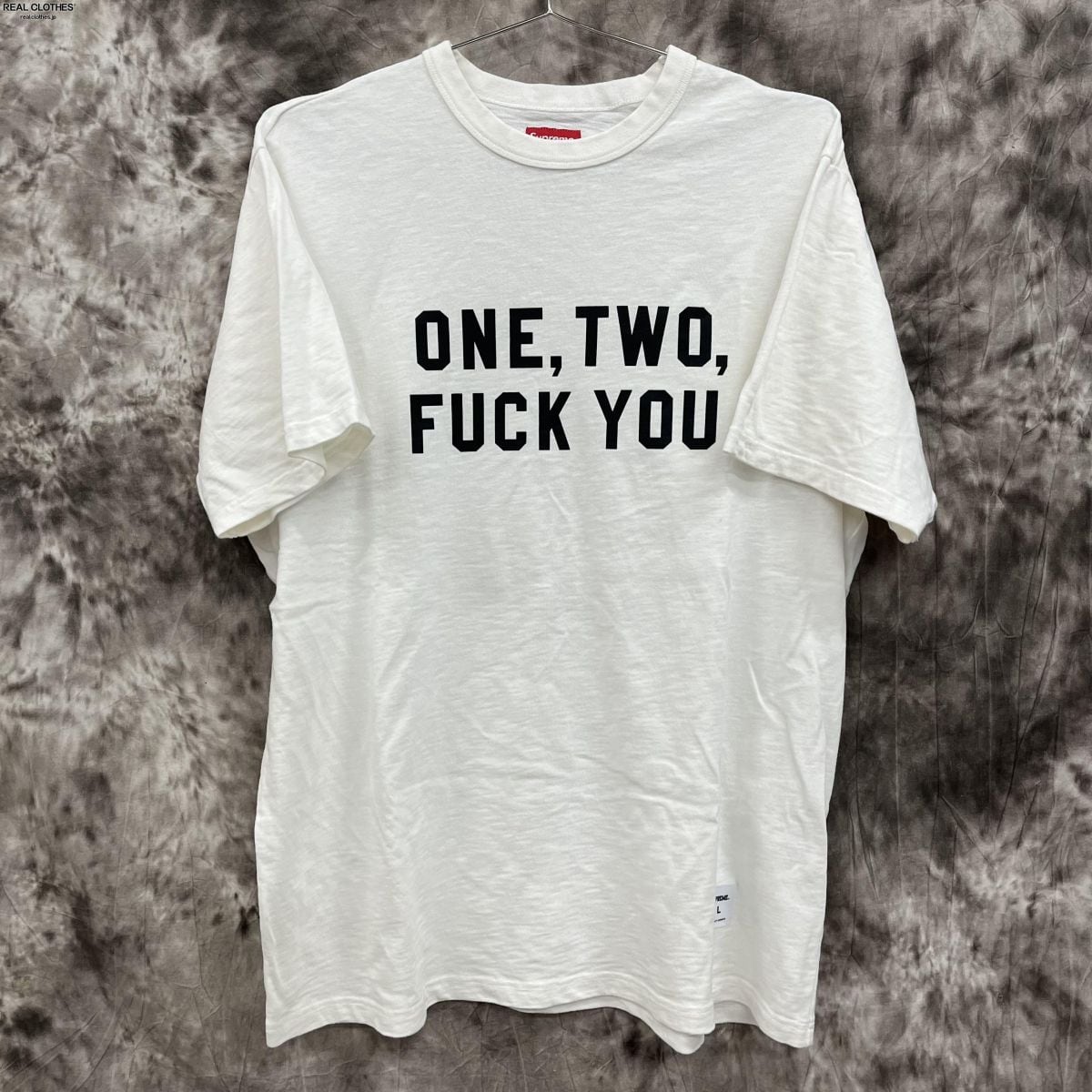 Supreme one two fack you  S/S top  Tシャツ