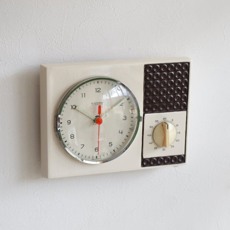 CERAMIC KITCKEN CLOCK & TIMER | KIENZLE | 1960-70s | Germany