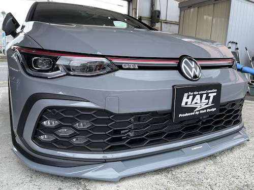 HALT GOLF8 GTI フロントリップスポイラー FRP 1pcs ゴルフ8 フォルクスワーゲン