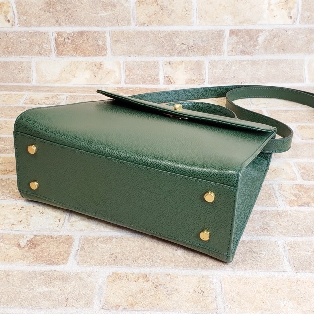 極美品 オールドコーチ ☆ イタリア製 ターンロック 2WAY ショルダー 