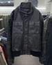 AW2003 DOLCE&GABBANA DISTRESSED HORSE LEATHER JACKET