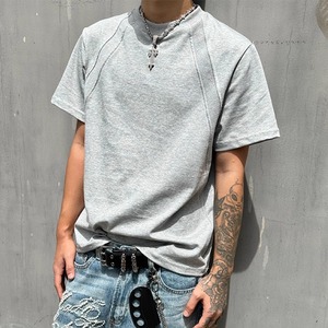 【DRIP6760】South Box Silhouette Plain Sweat Tee