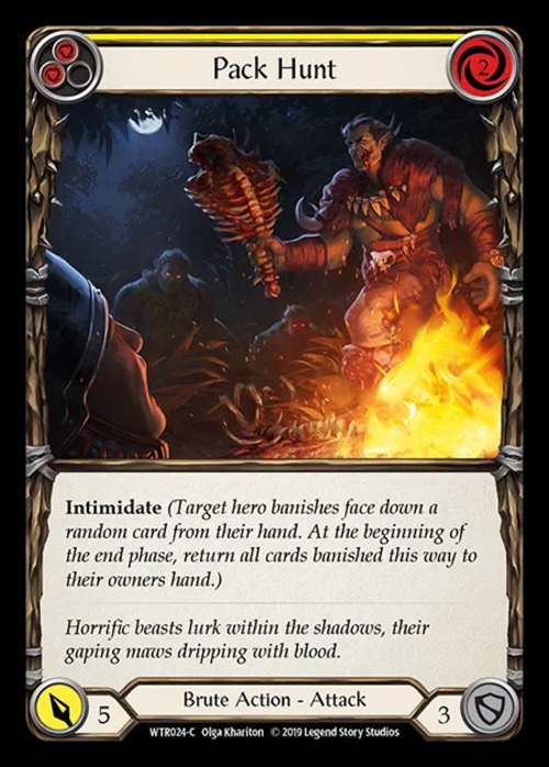 WTR024【Brute】Pack Hunt 初版 画像