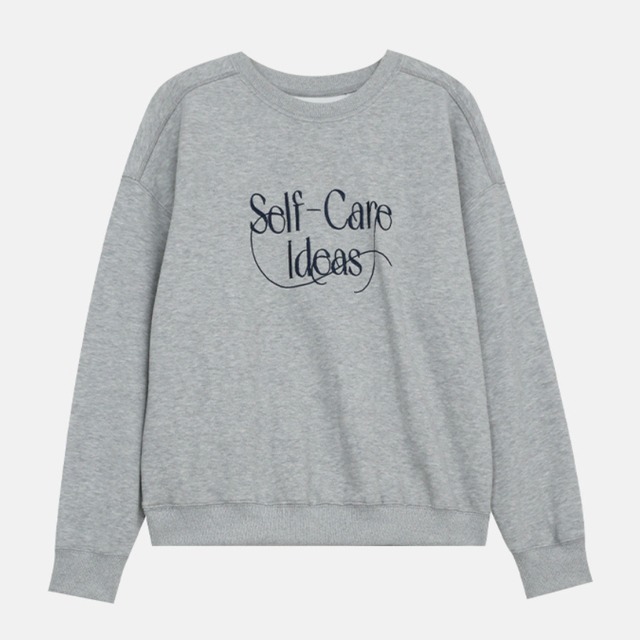 long-sleeve logo print sweatshirt　J00281