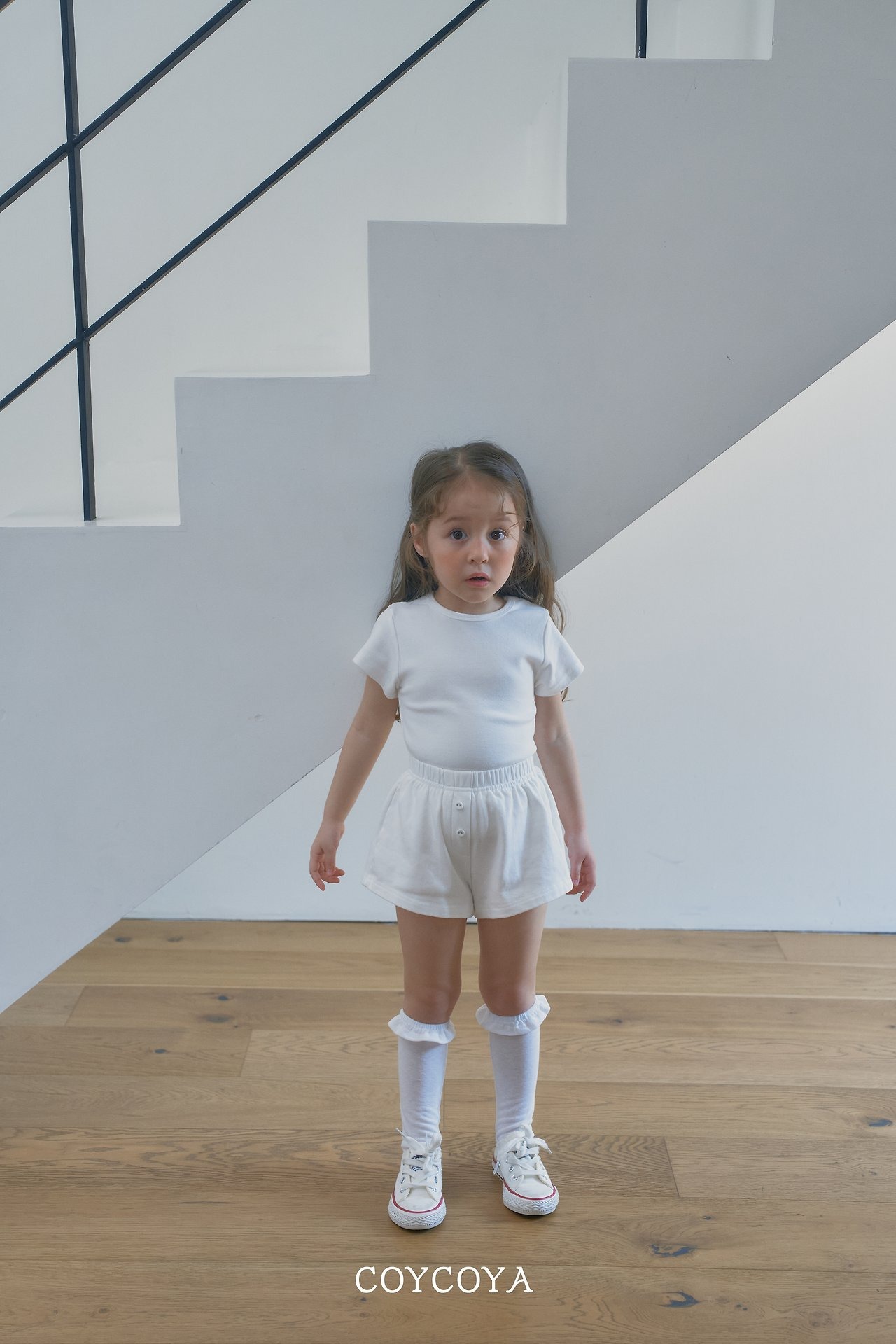 [COYCOYA] Plain short-sleeve T-shirt / [코이코야] 플레인반팔T