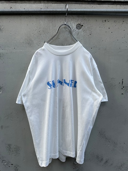 『SUNNEI』painted logo S/S T-shirt