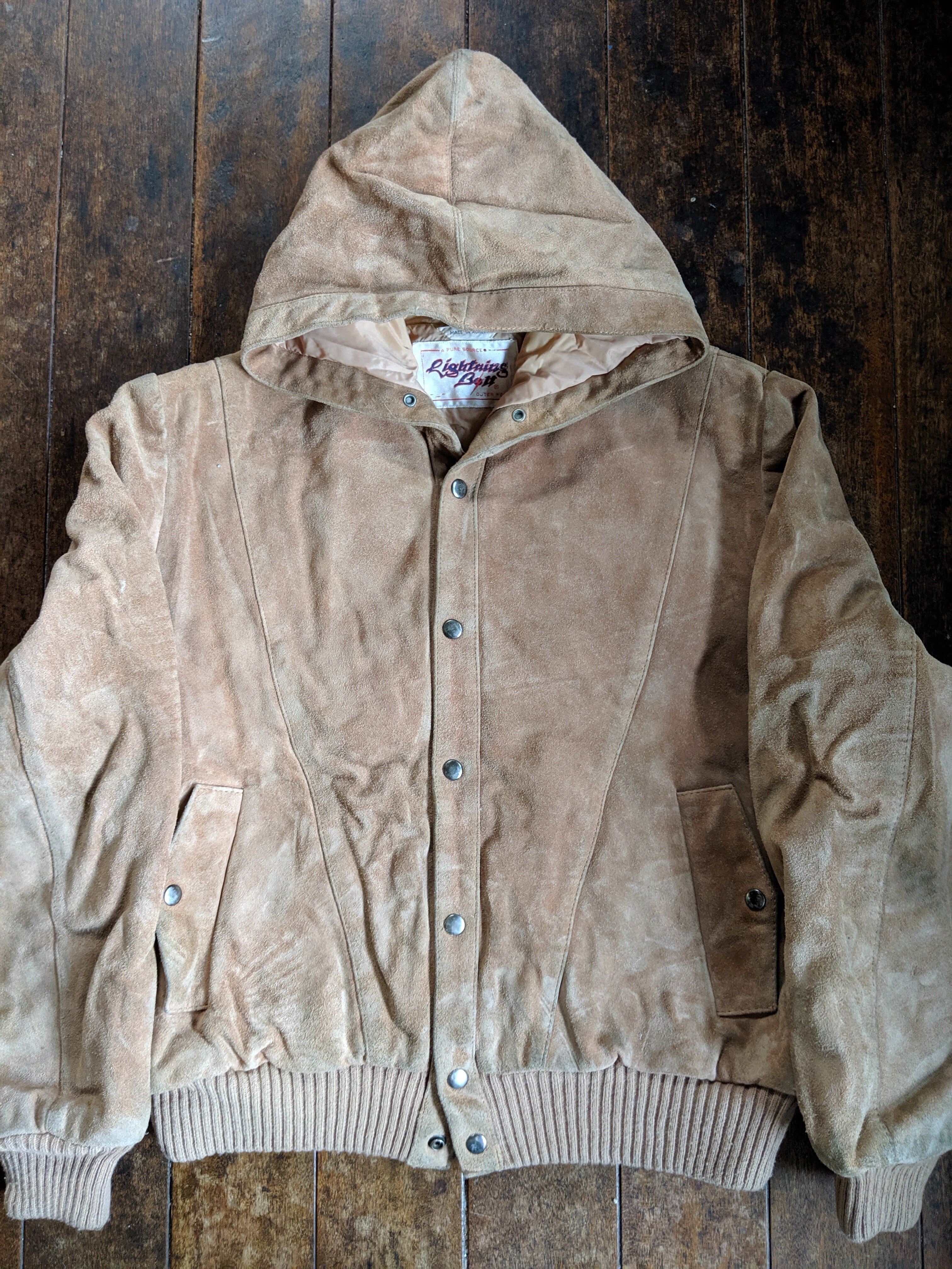珍品★ ライトニングボルト ビンテージ JKT ハンテン オーシャンパシフィック 珍品☆ ライトニングボルト ビンテージ JKT ハンテン オーシャン