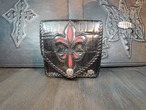 STEELO スティーロ Pouch Bag No2 Crocodile Fleur-de-lis