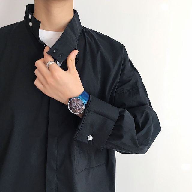 メンズシャツ長袖L.LL まとめ売り　15枚 カジュアルシャツ リップストップ オープンカラー 長袖 メンズ(S