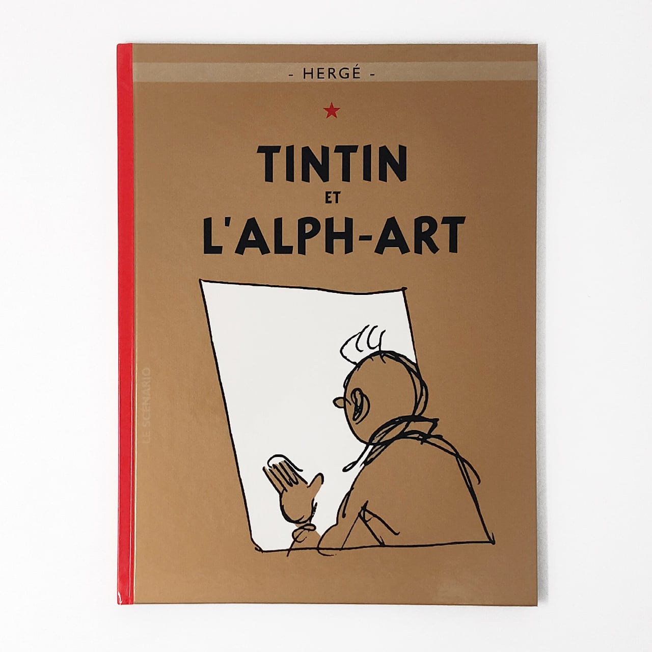 バンドデシネ「Les aventures de Tintin t.24 ; Tintin et l'alph-art（タンタンの冒険）」BD作家Hergé（エルジェ）