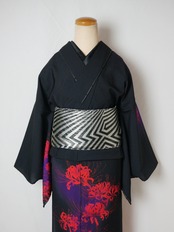 【受注商品】RumiRockセオαゆかた「曼珠沙華」　[A770]