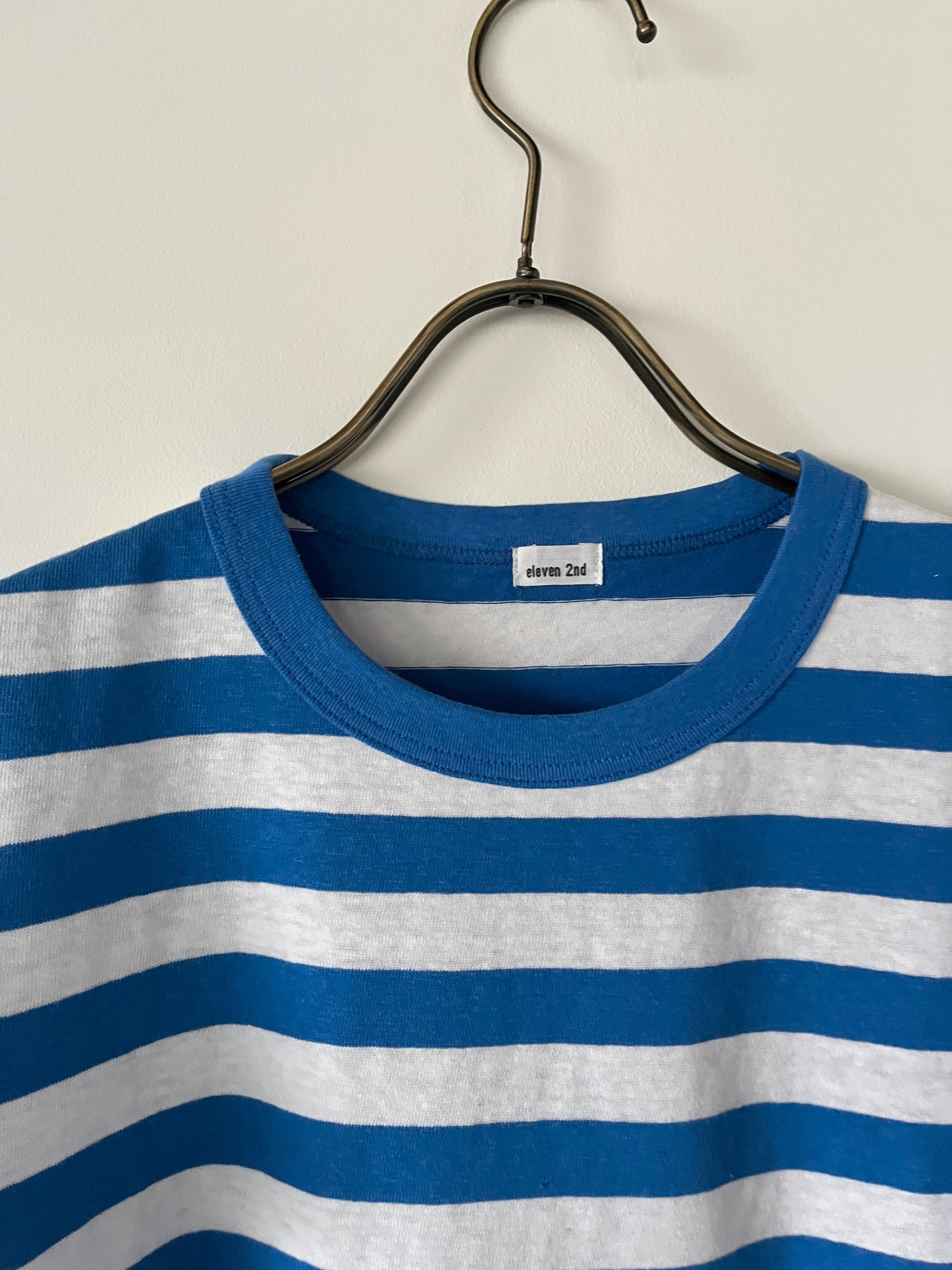 eleven 2nd イレブンセカンド長袖ボーダーTシャツ M eleven 2nd｜イレブンセカンド｜コットン半袖ボーダーTシャツ