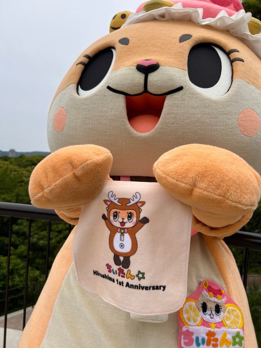 タオルハンカチ（小）1周年記念 | ちぃたん☆ 広島 Official Shop