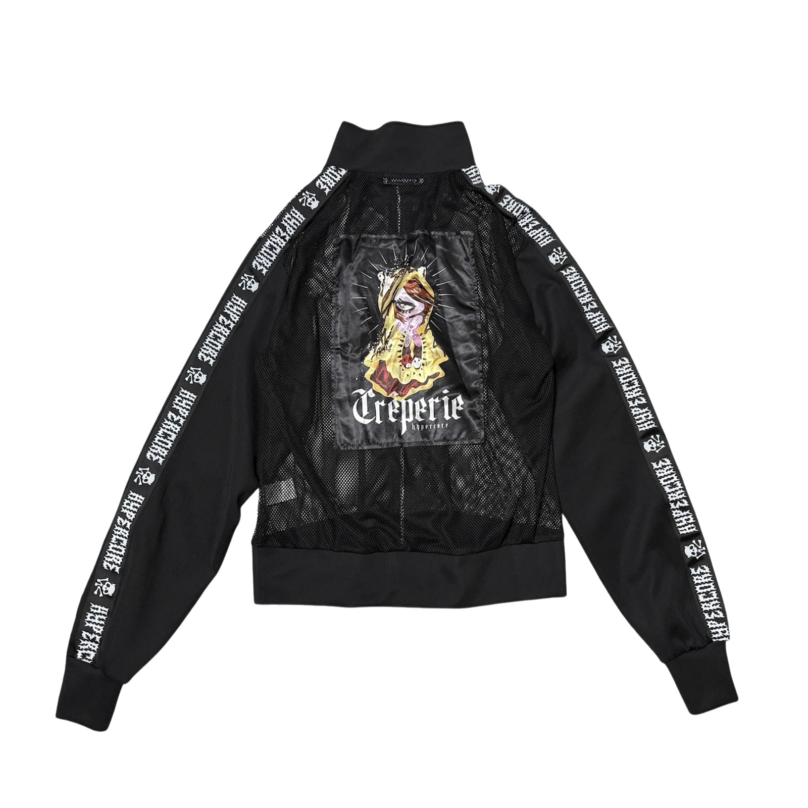 Creperieメッシュトラックジャケット(HCO-211BK) | HYPER CORE