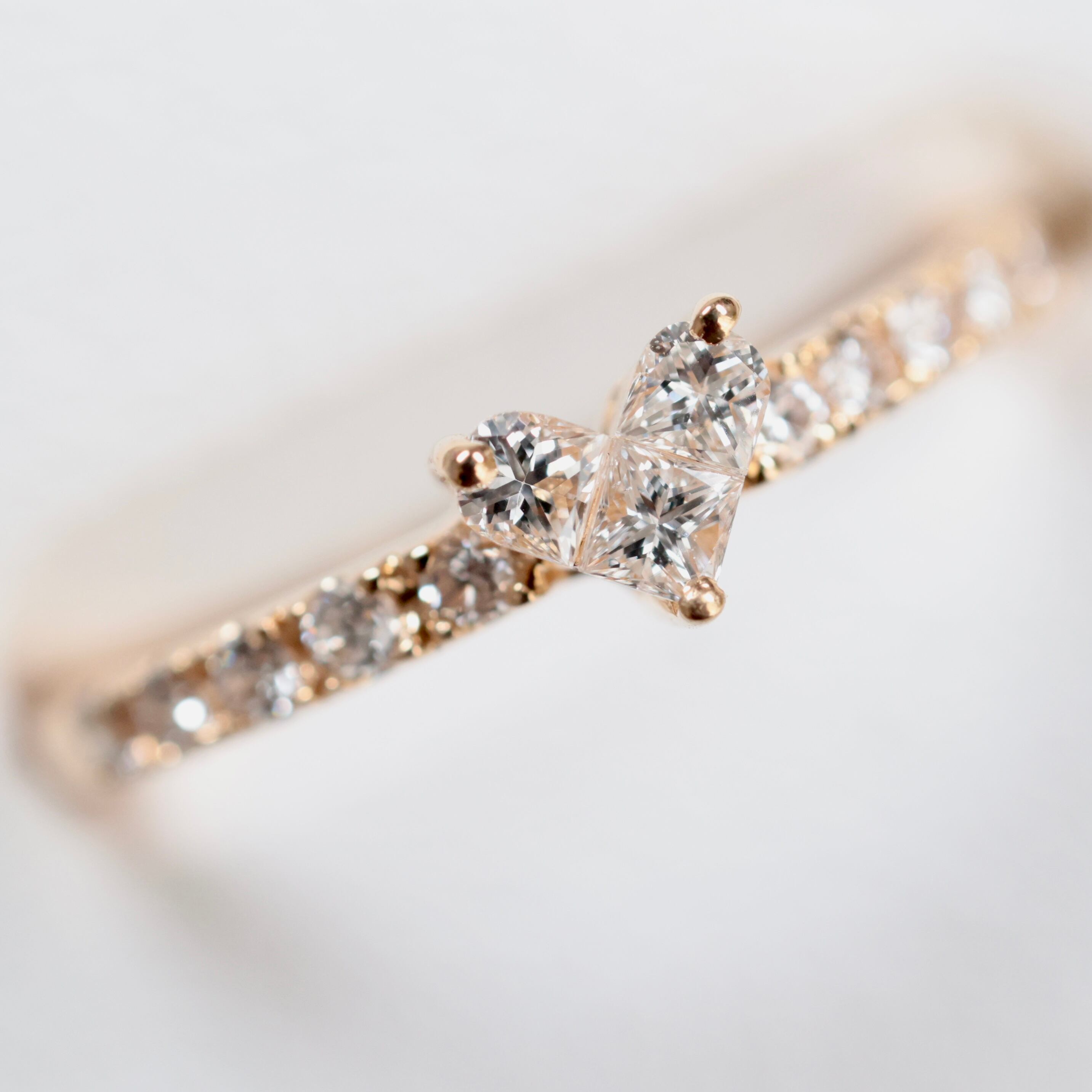 ミステリアスハート スタージュエリー ダイヤ 0.10ct 18K ほそい 