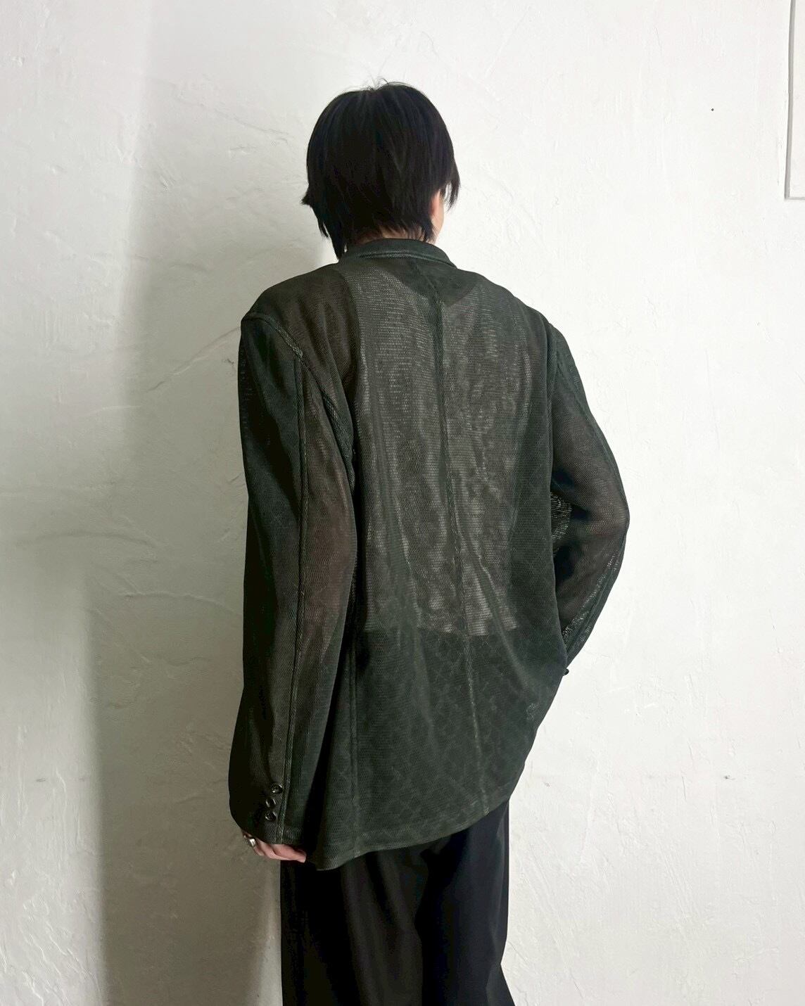 03SS COMME des GARCONS HOMME Mesh Tailored Jacket | VOLAR