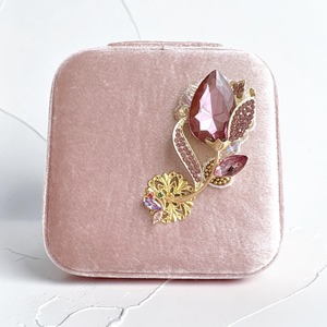 花と光の宝石箱 チューリップ［ピンクベージュ］Fairy Realm Collection / ジュエリーケース