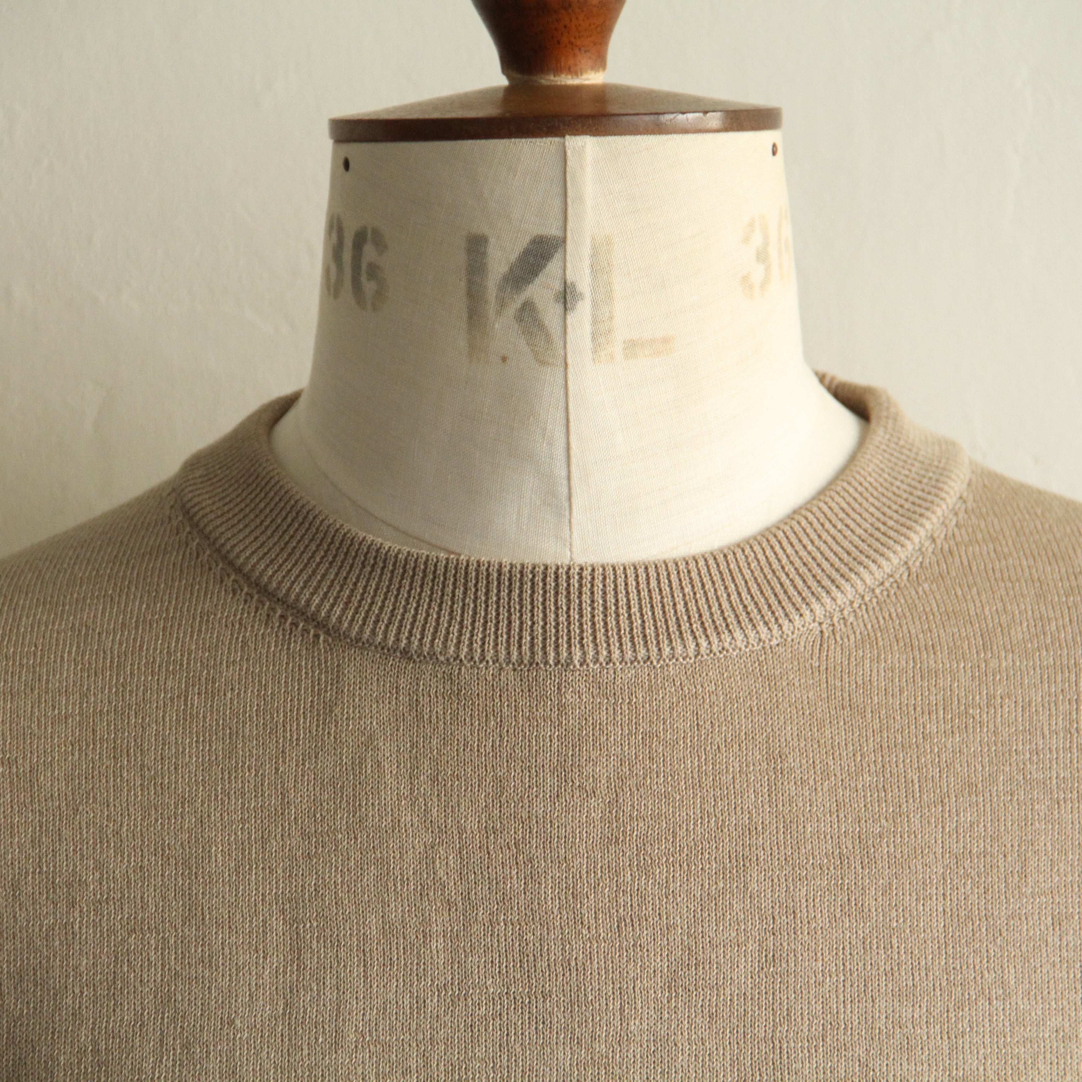 STILL BY HAND Half sleeve knit t-shirt | Terminal