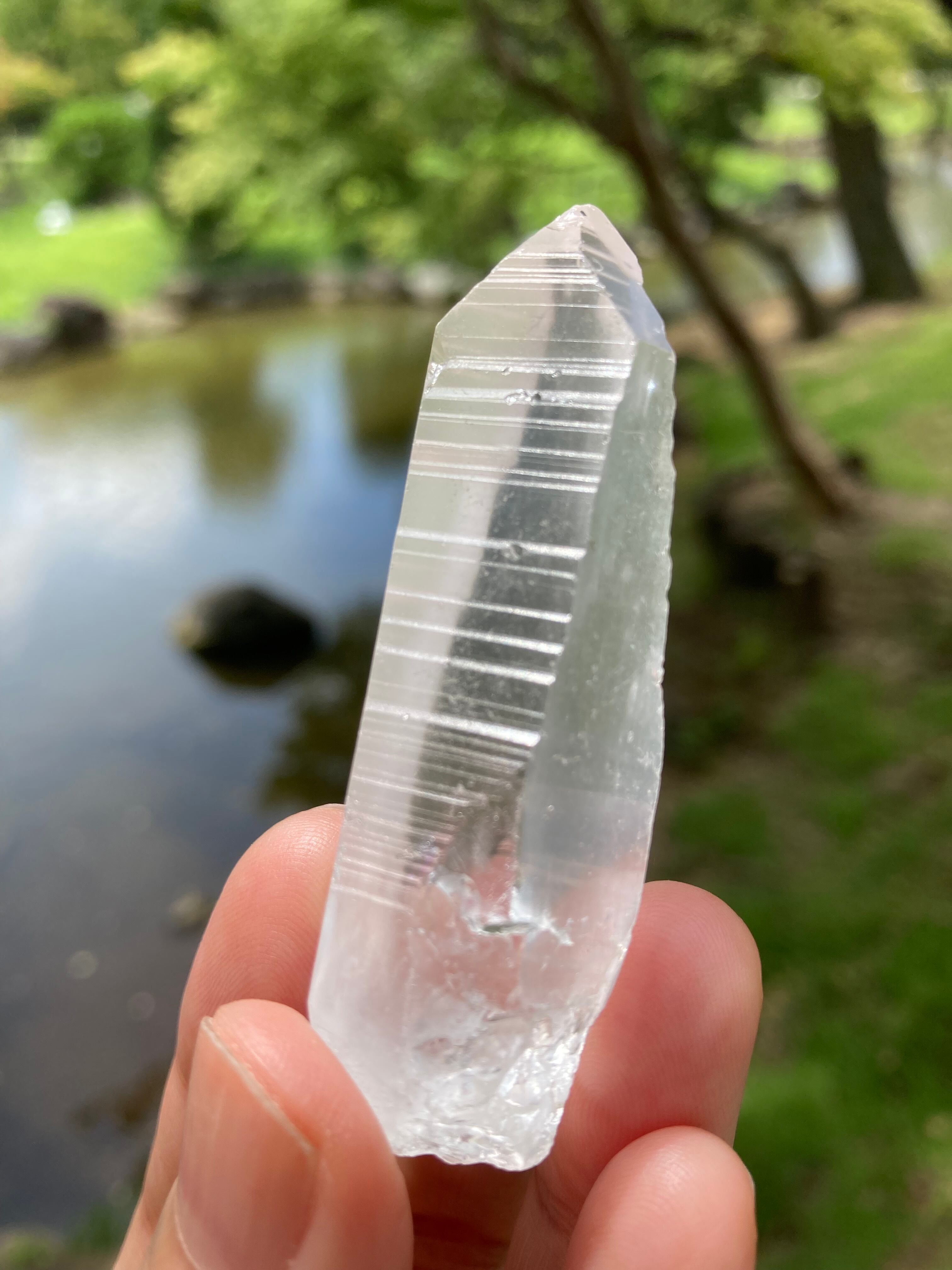 ブラジル・クリスタリナ産 レッドドリームコート レムリアン水晶 74g