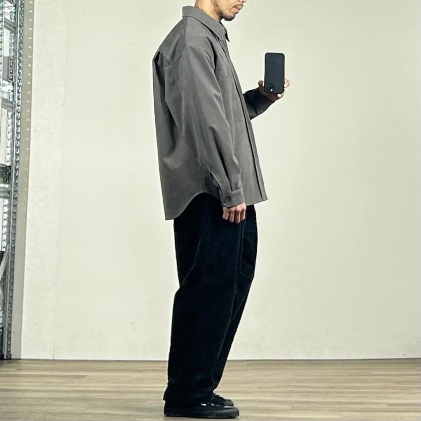 25AW》【STILL BY HAND】SUEDE SHIRT BLOUSON スティルバイハンド
