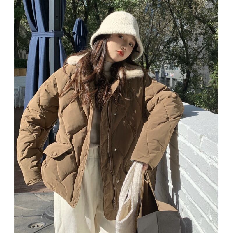 ファーカラージャケット ウィンタールーズスタイル コットン 冬物 萌量不足24988036863