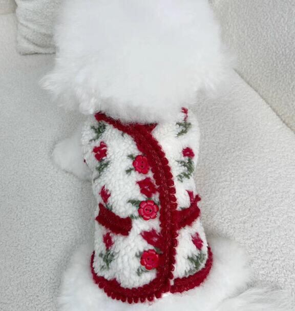 《予約》№1102522 フラワーボアジャケット