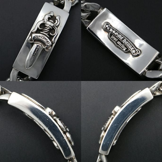 CHROME HEARTS クロムハーツ ダガー クリップ IDブレスレット CHROME HEARTS クロムハーツ ダガー クリップ IDブレスレット