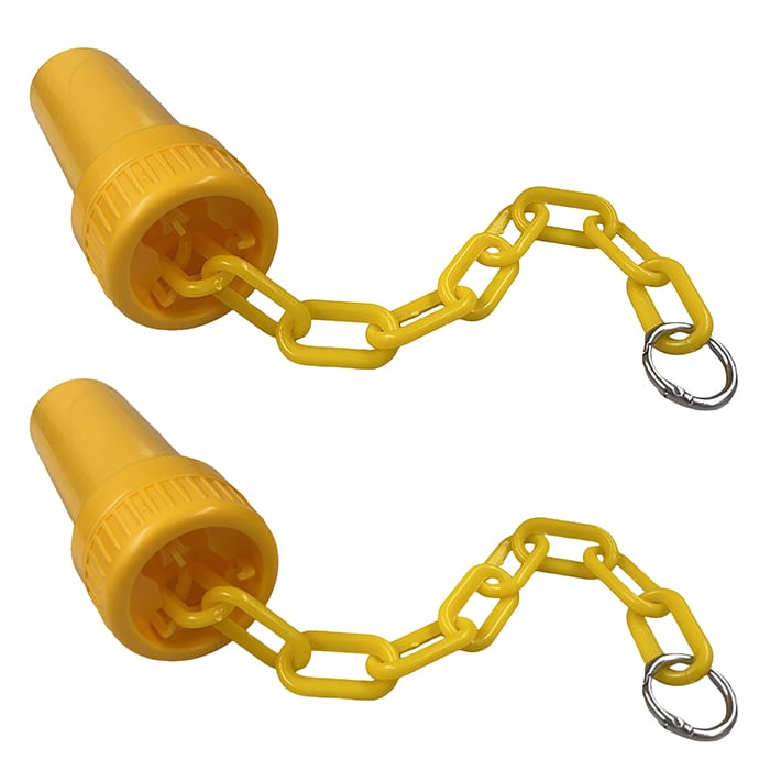 スポットチェーン 1セット(50cmチェーン内蔵の本体x2個) AR-1475 「この隙間にちょっとプラチェーンをかけたい…」そのお悩み解決します! AR1475 Φ48.6単管パイプ用