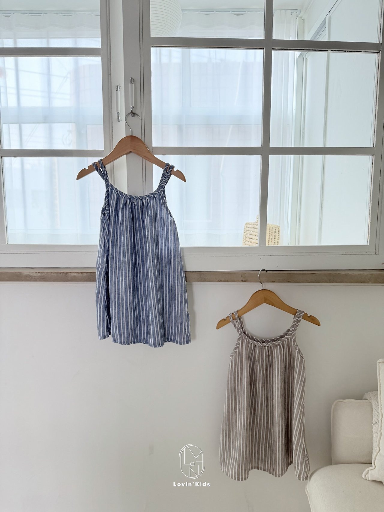 [Lovin' Kids] Two-line Dress / [러빈] 두줄원피스