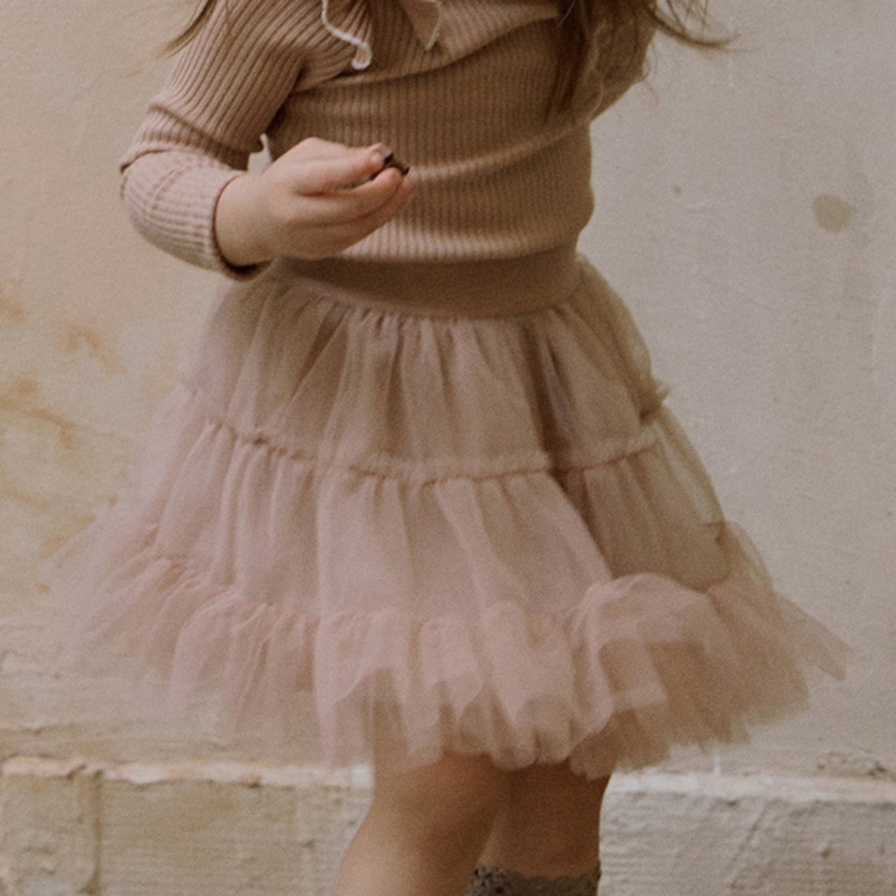 春ふんわり柔らかなガーゼスカート