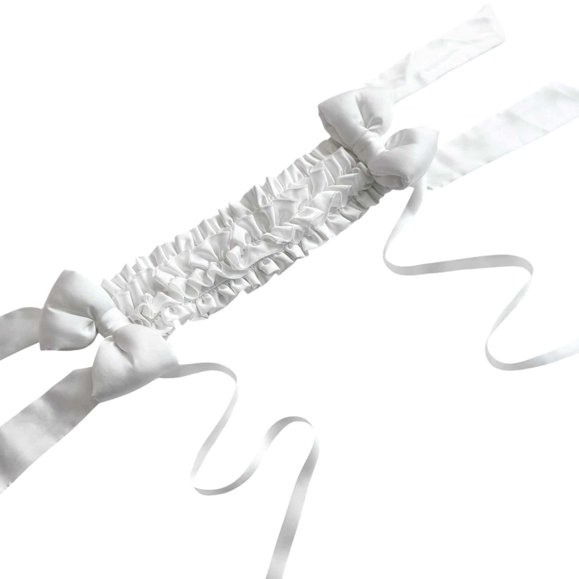 パフンリボンヘッドドレス　WHITE