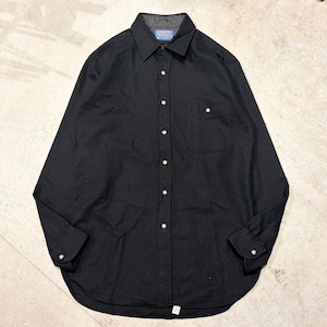 1970s PENDLETON WOOL SHIRT BLACK