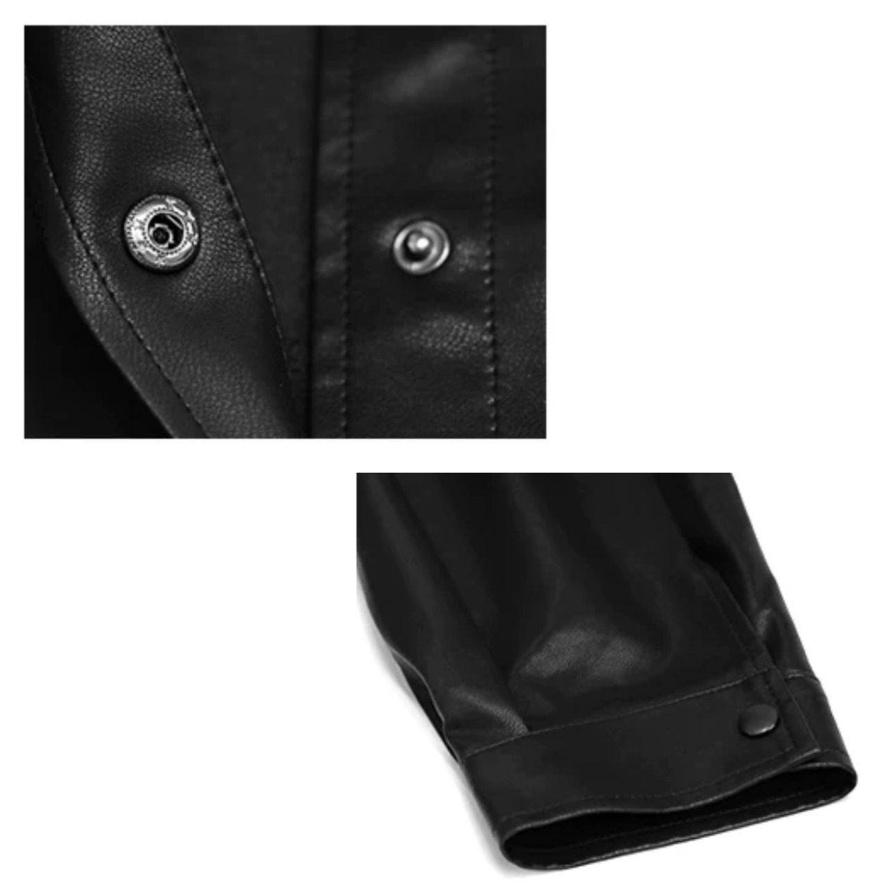 PU leather shirt (ME469)