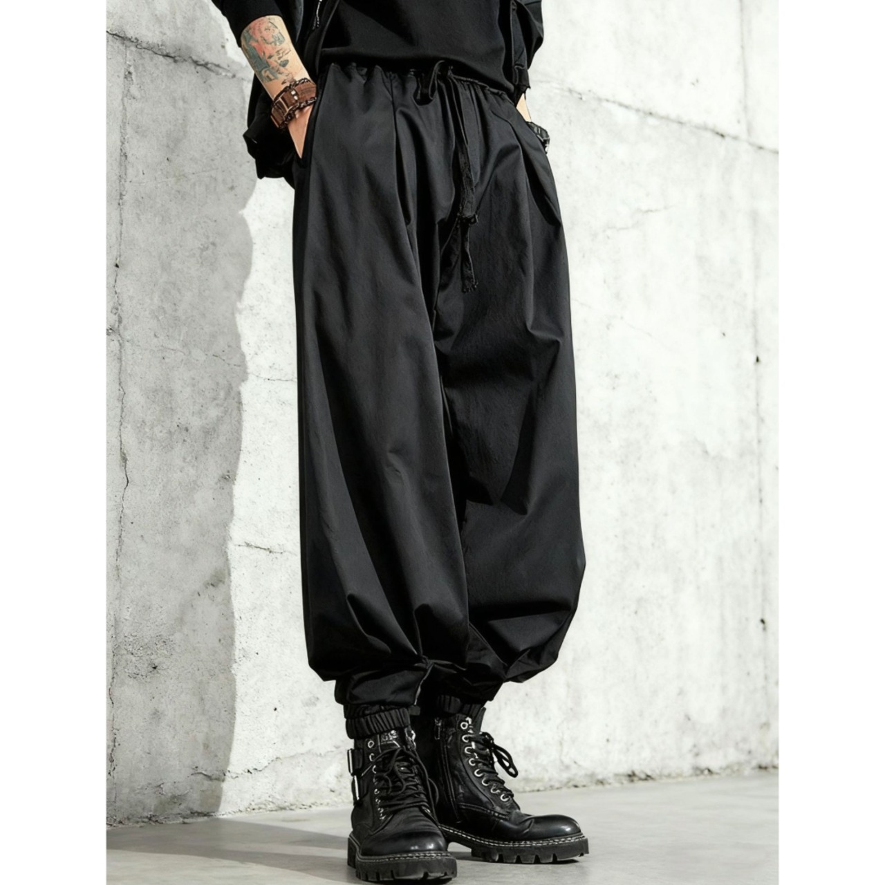 Gathered Hem Wide Pants　TB2593・画像2