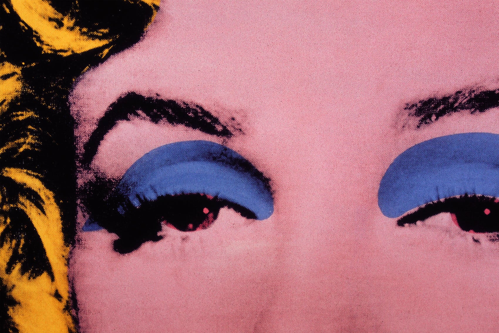 アンディ ウォーホル「マリリン モンロー(ショットオレンジ)1964」展示用フック付ポスター ポップアート 絵画