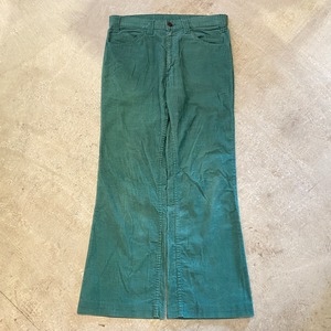 1970's LEVI'S 547 CORDS PANT GREEN