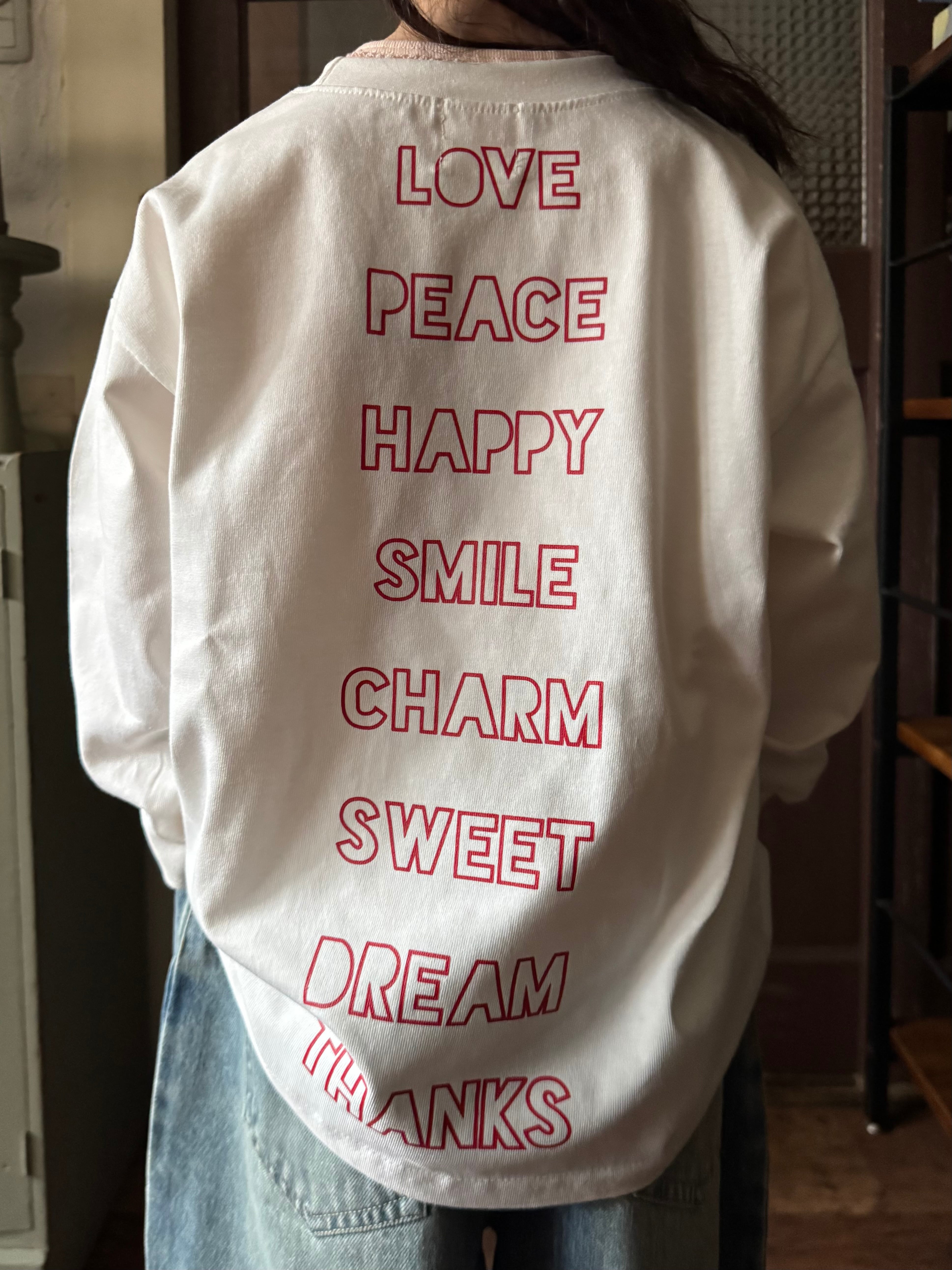 Ohaco original LOVE & PEASE 10th long T（90〜140cm）1100
