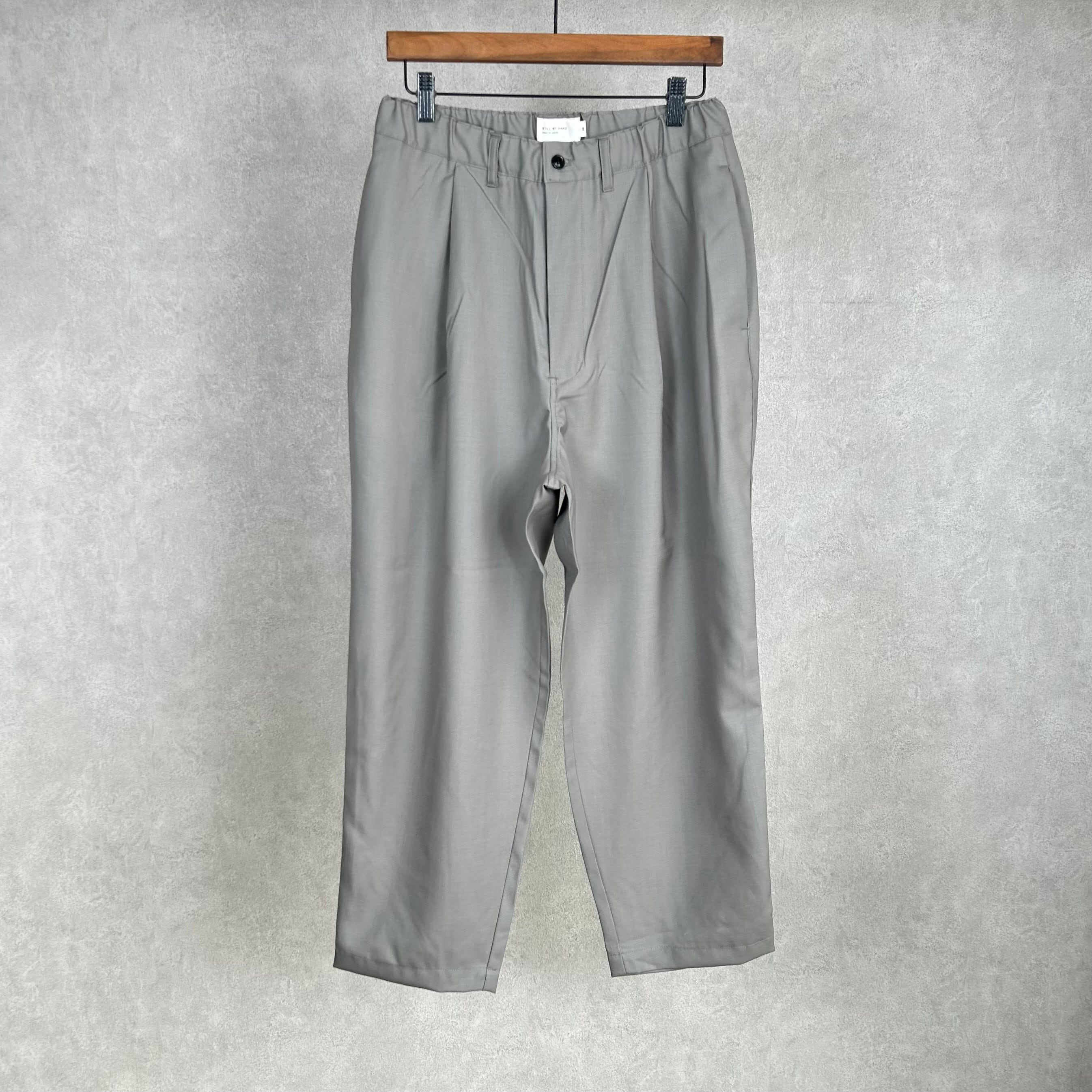 26SS》【STILL BY HAND】SUMMER WOOL WIDE PANTS スティルバイハンド