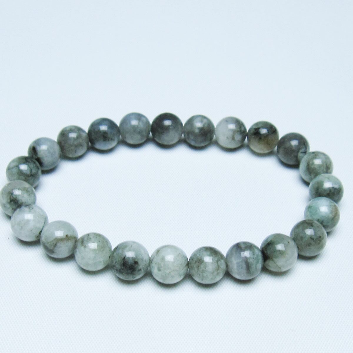 エメラルド ブレスレット 9mm 一点物 メール便可 [M便 1/10] 111-45980