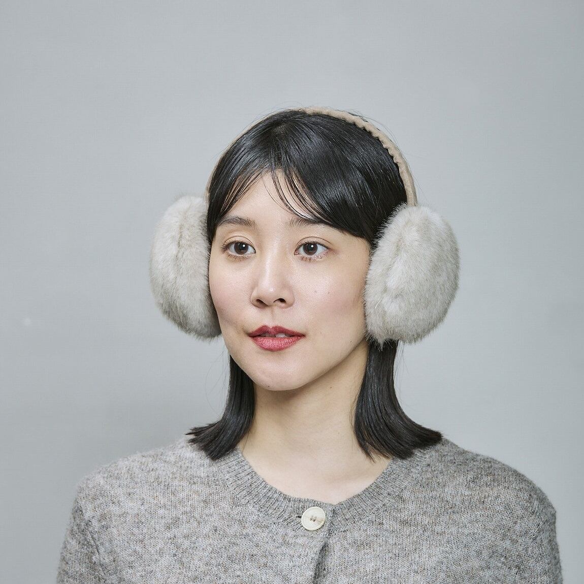 【2026AW】マットファー イヤーマフラー|ベージュ/グレイ/ブラウン Matte Fur Earmuffs