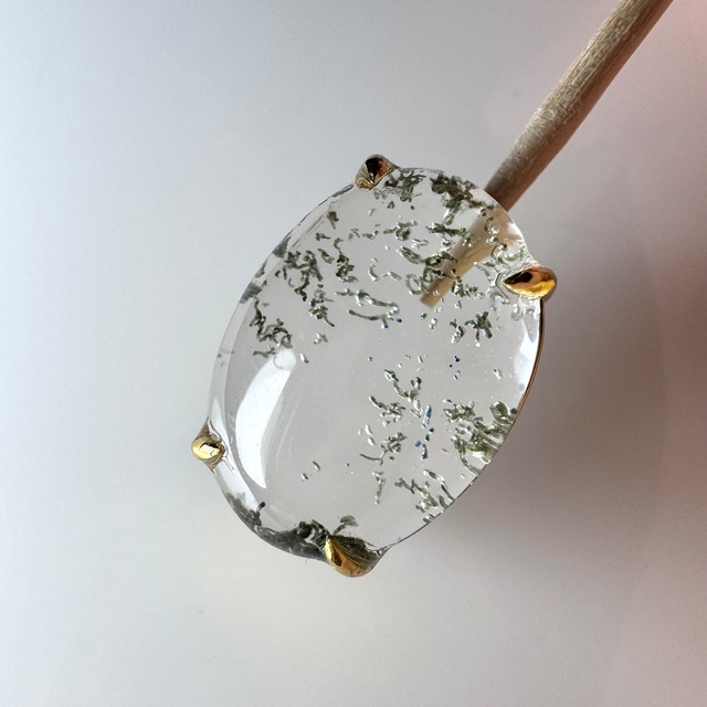 no.C9 原石からお仕立てしたガネーシュヒマール ペンダントトップ兼ブレスチャーム