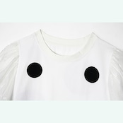 【2color】水玉パレード、ドットTシャツ《i0648》