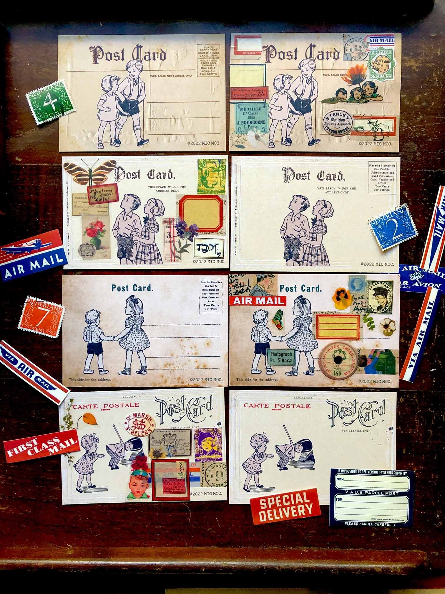 コラージュ素材 | 海外文具と古本 まよなかヌーク