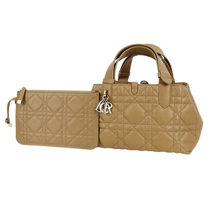 Used DIOR ディオール ハンドバッグ トゥジュール スモール マクロカナージュ ミディアムタン