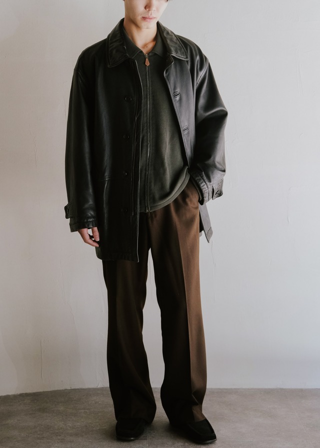 70's Euro vintage center crease semi flare slacks