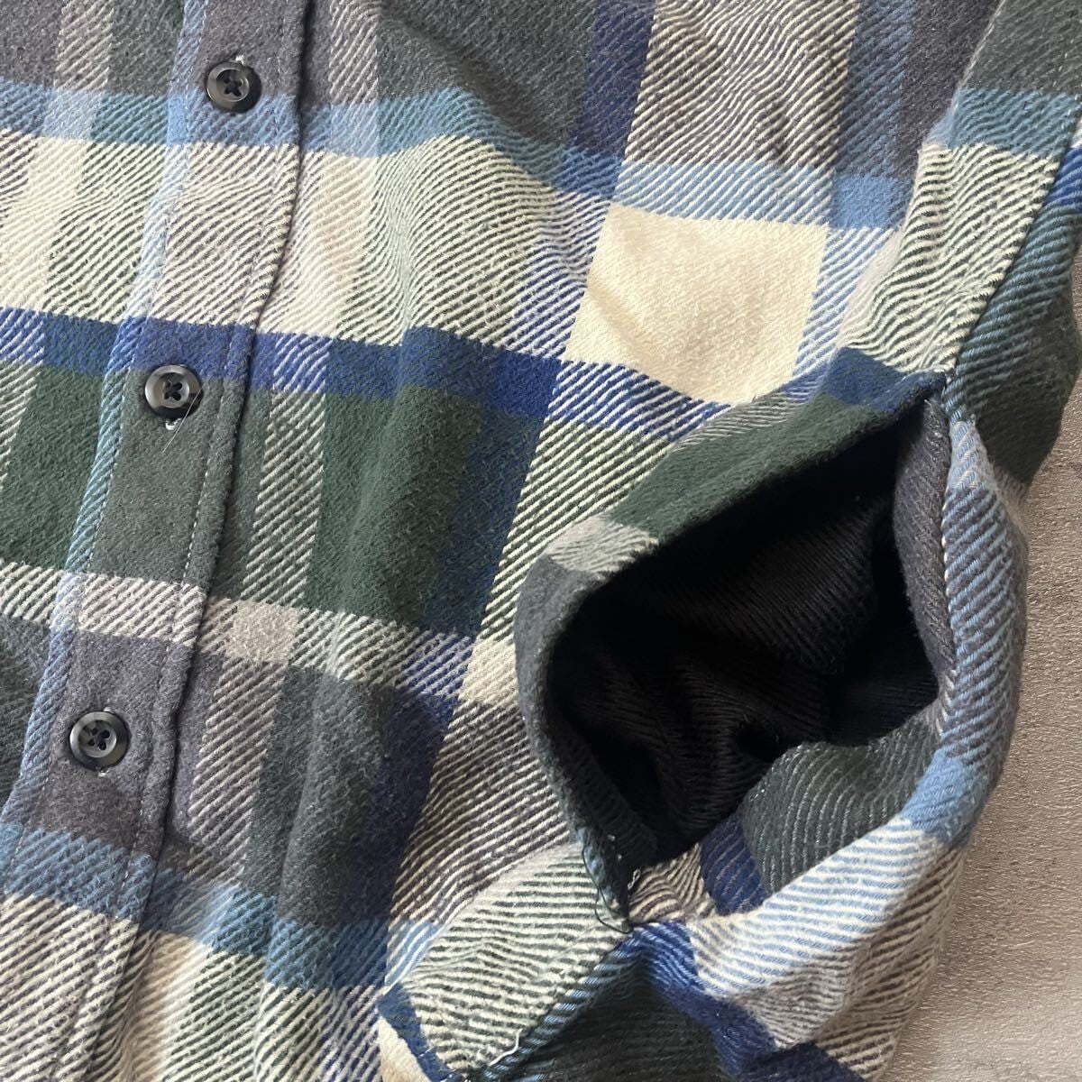 00s ORVIS ヘビーネルシャツ Lサイズ チェック フランネルシャツ
