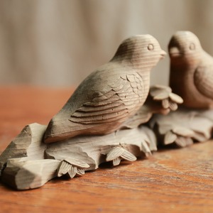 仲睦まじい、鳥の夫婦