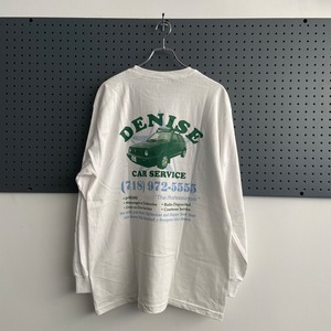 MY LOADS ARE LIGHT × DENISE CAR SERVICE / LONG SLEEVE TEE / WHITE